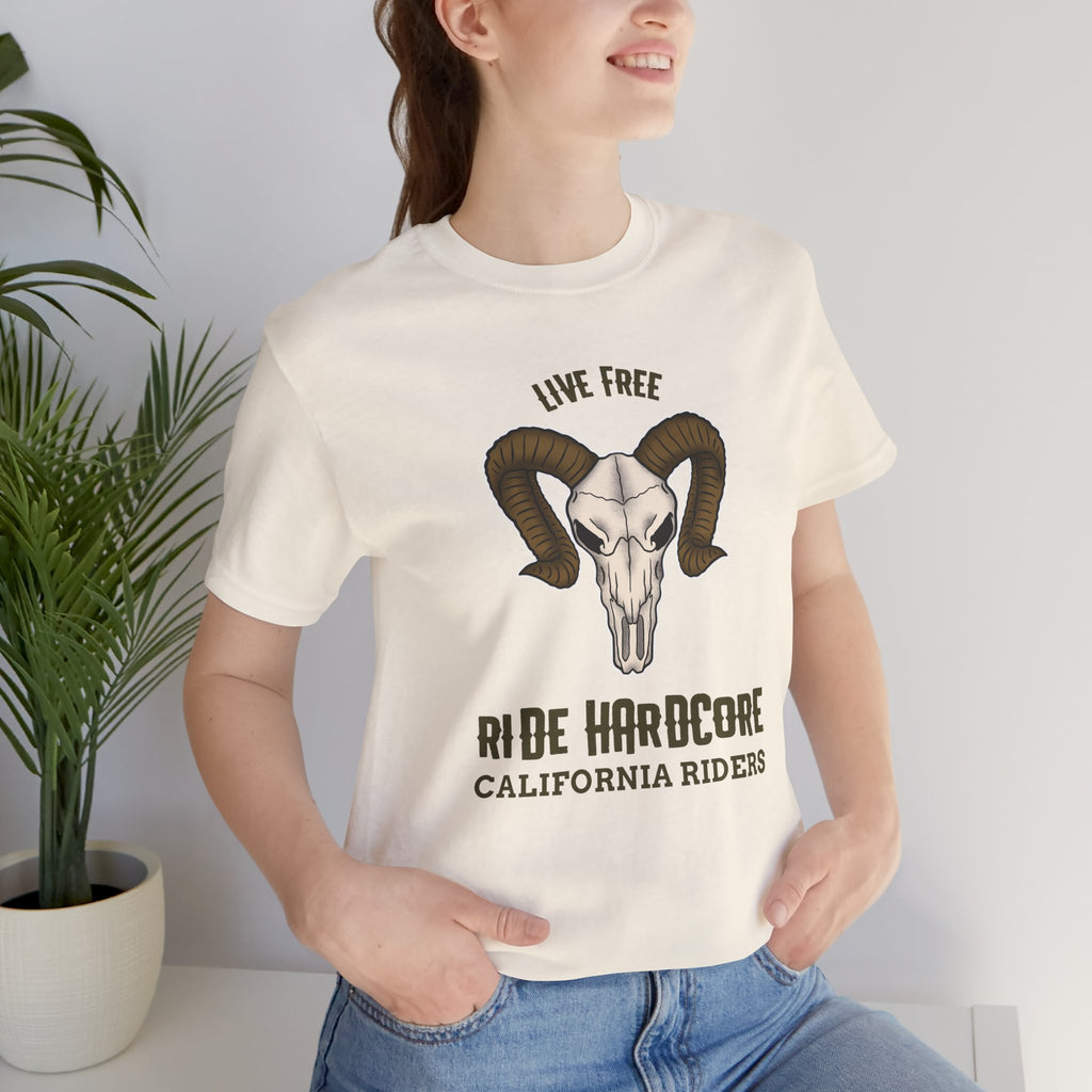 Live Free Ride Hardcore California Riders, Motorcycle Lover Gift