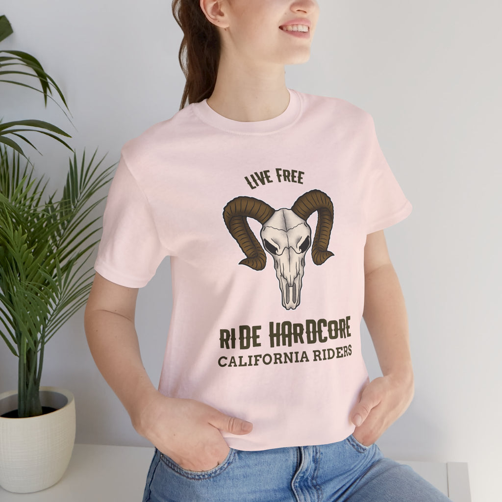 Live Free Ride Hardcore California Riders, Motorcycle Lover Gift
