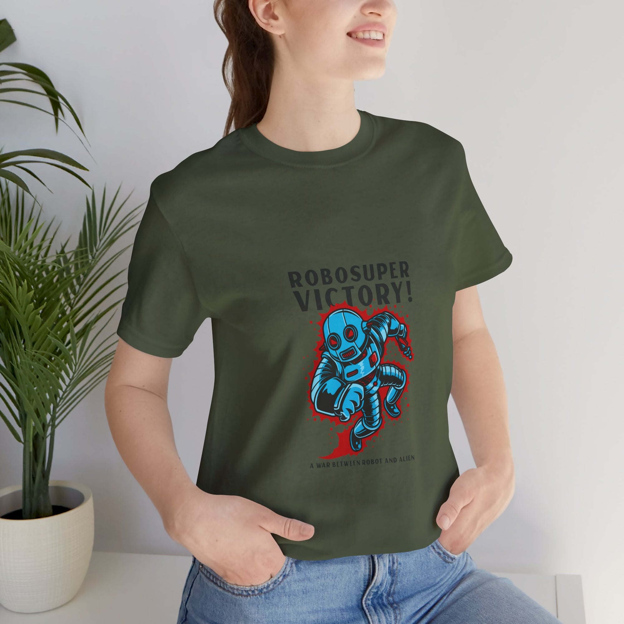 Robosuper Victory Graphic T-Shirt
