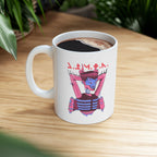 Vibrant Ceramic Mug, Colorful Art Cup