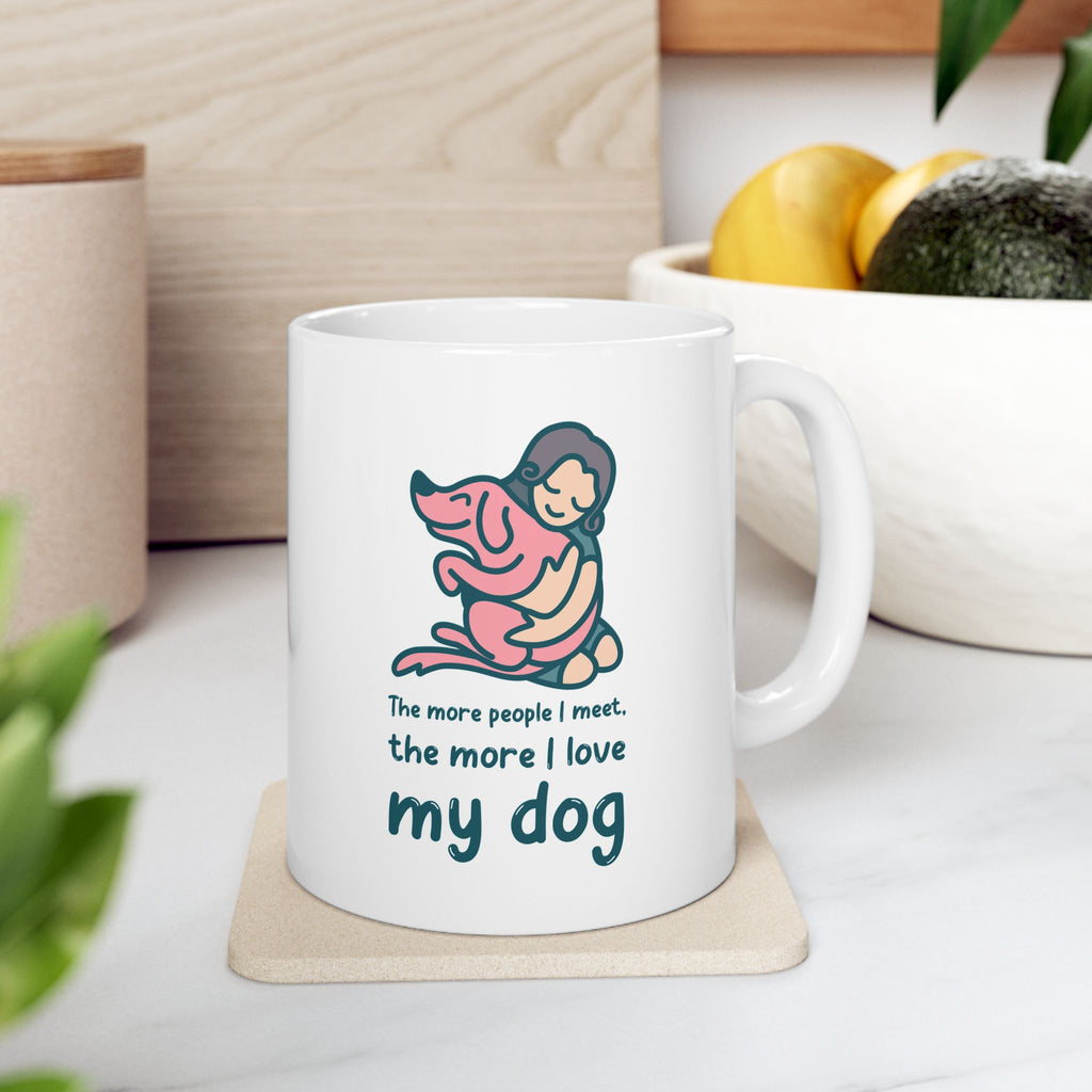 Whimsical Dog Lover's Ceramic Mug