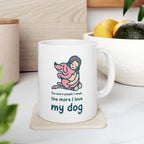Whimsical Dog Lover's Ceramic Mug