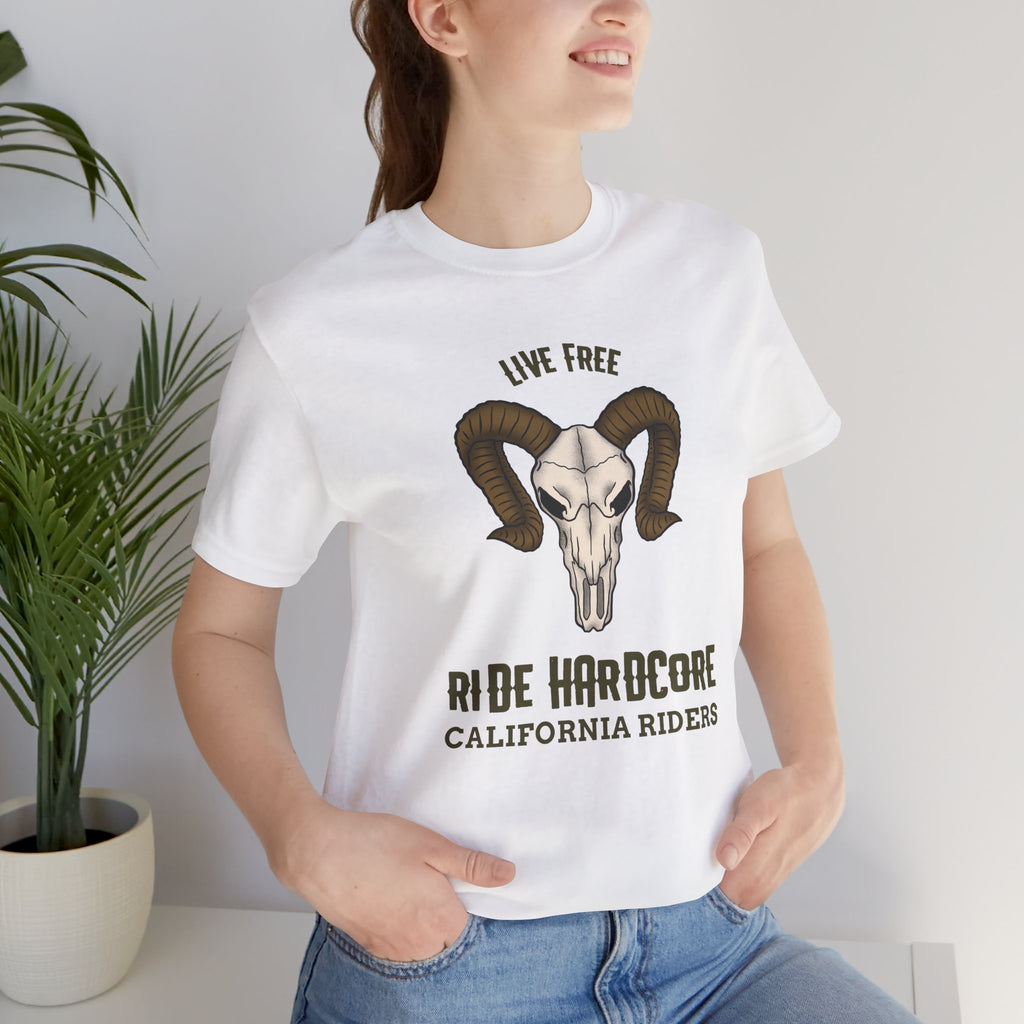 Live Free Ride Hardcore California Riders, Motorcycle Lover Gift