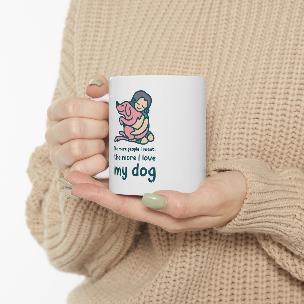 Whimsical Dog Lover's Ceramic Mug