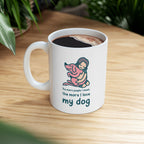Whimsical Dog Lover's Ceramic Mug
