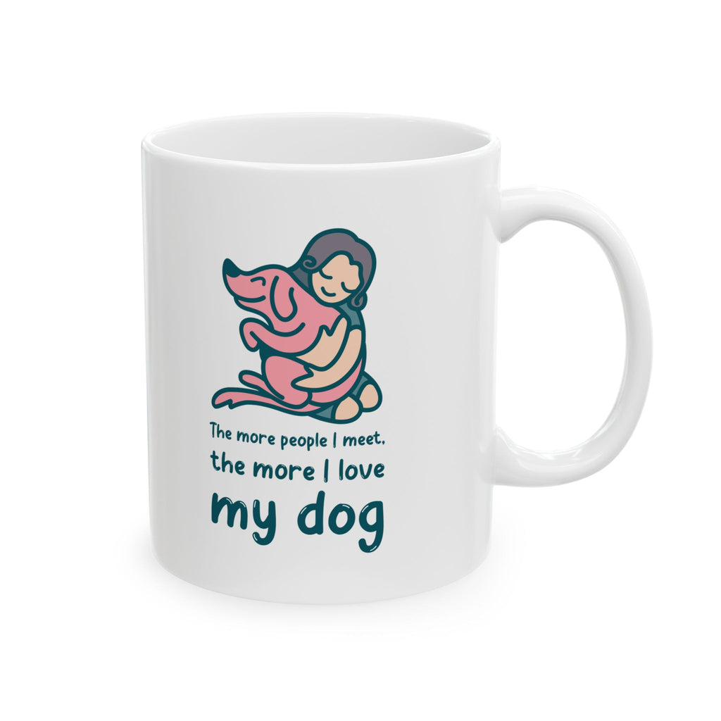 Whimsical Dog Lover's Ceramic Mug