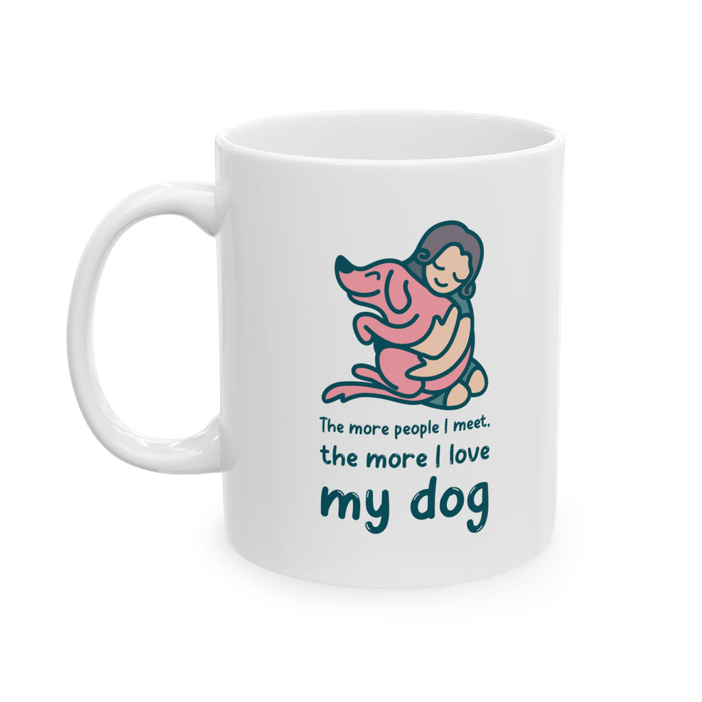 Whimsical Dog Lover's Ceramic Mug