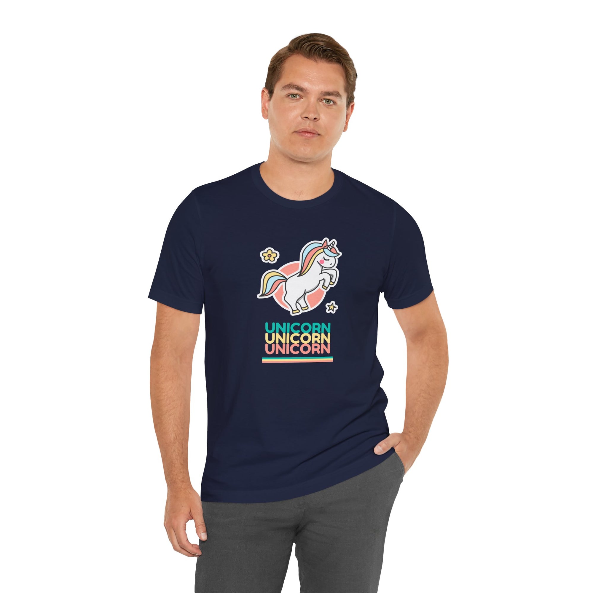 Unicorn-Themed Unisex Jersey Tee