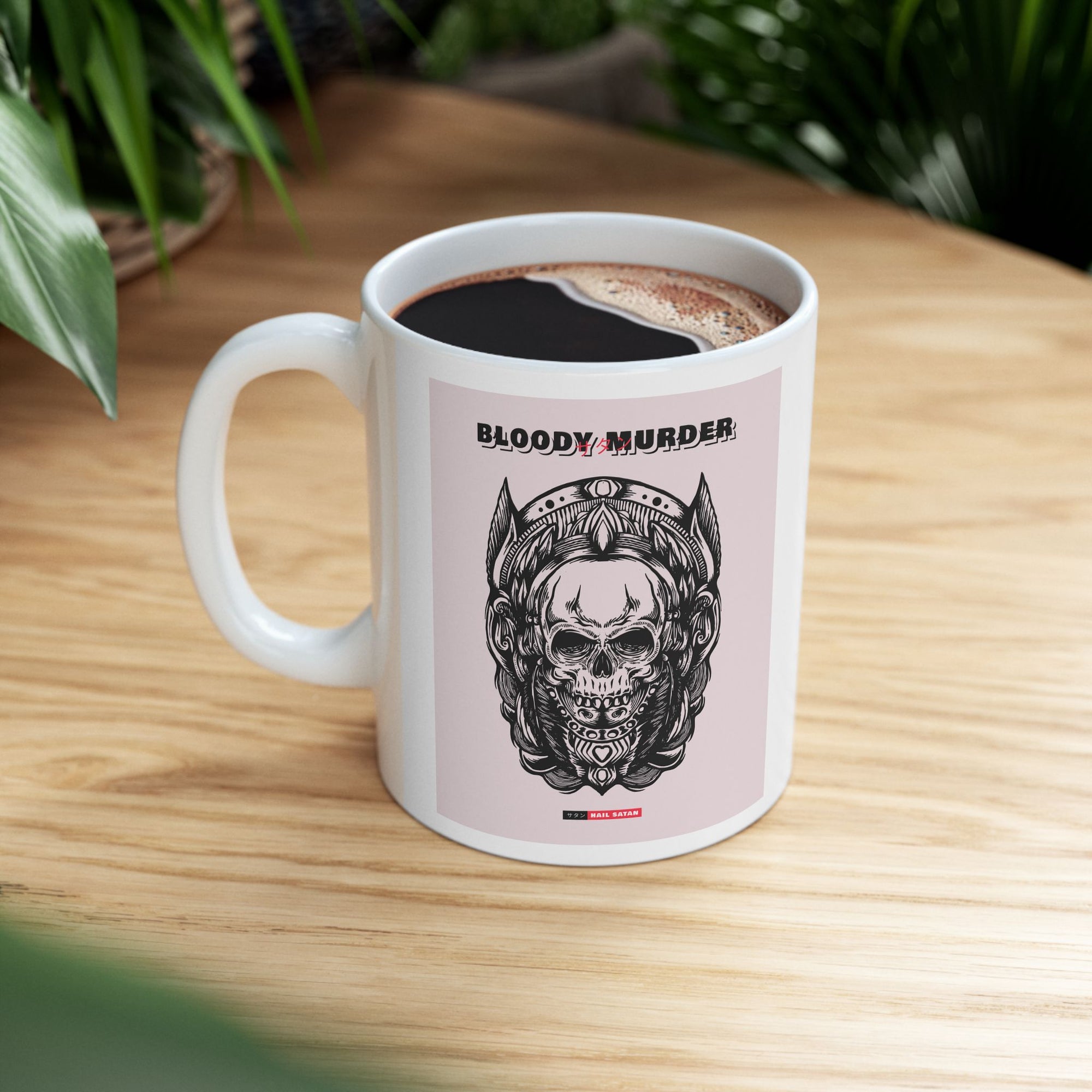 Gothic Skull Ceramic Mug