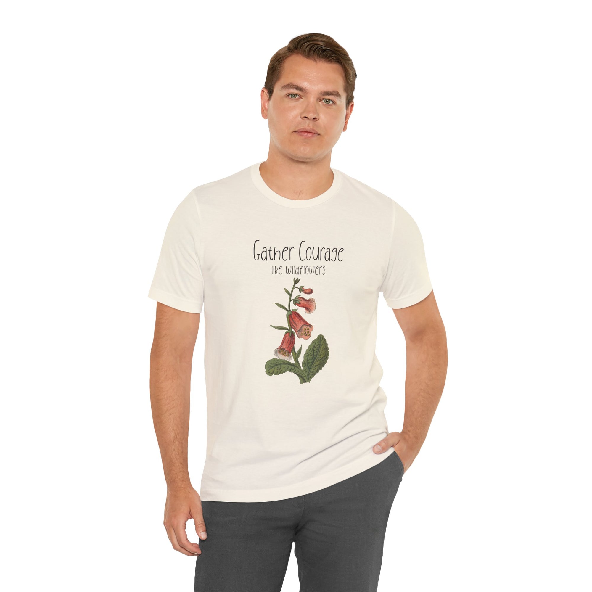 Courage Floral Tee