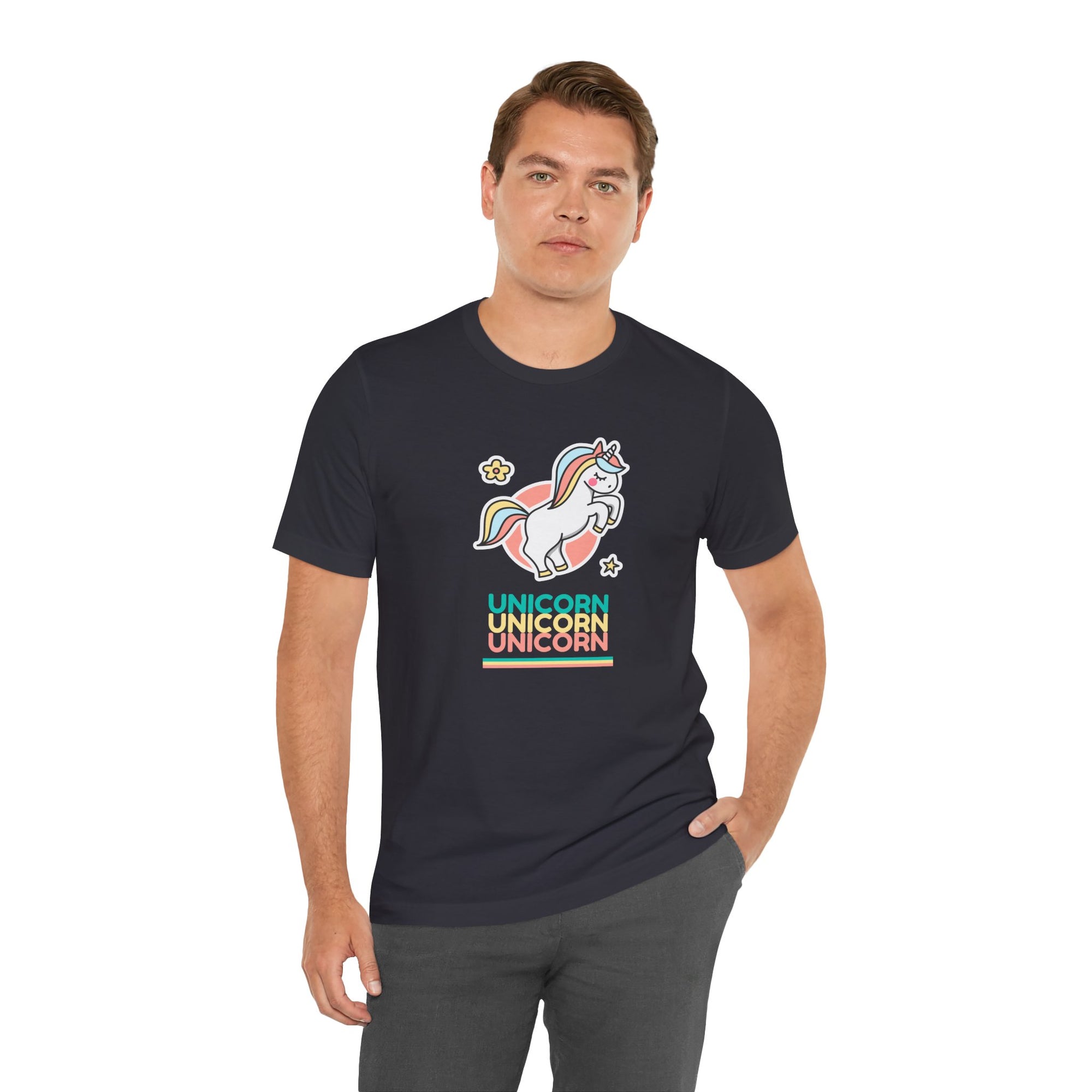 Unicorn-Themed Unisex Jersey Tee