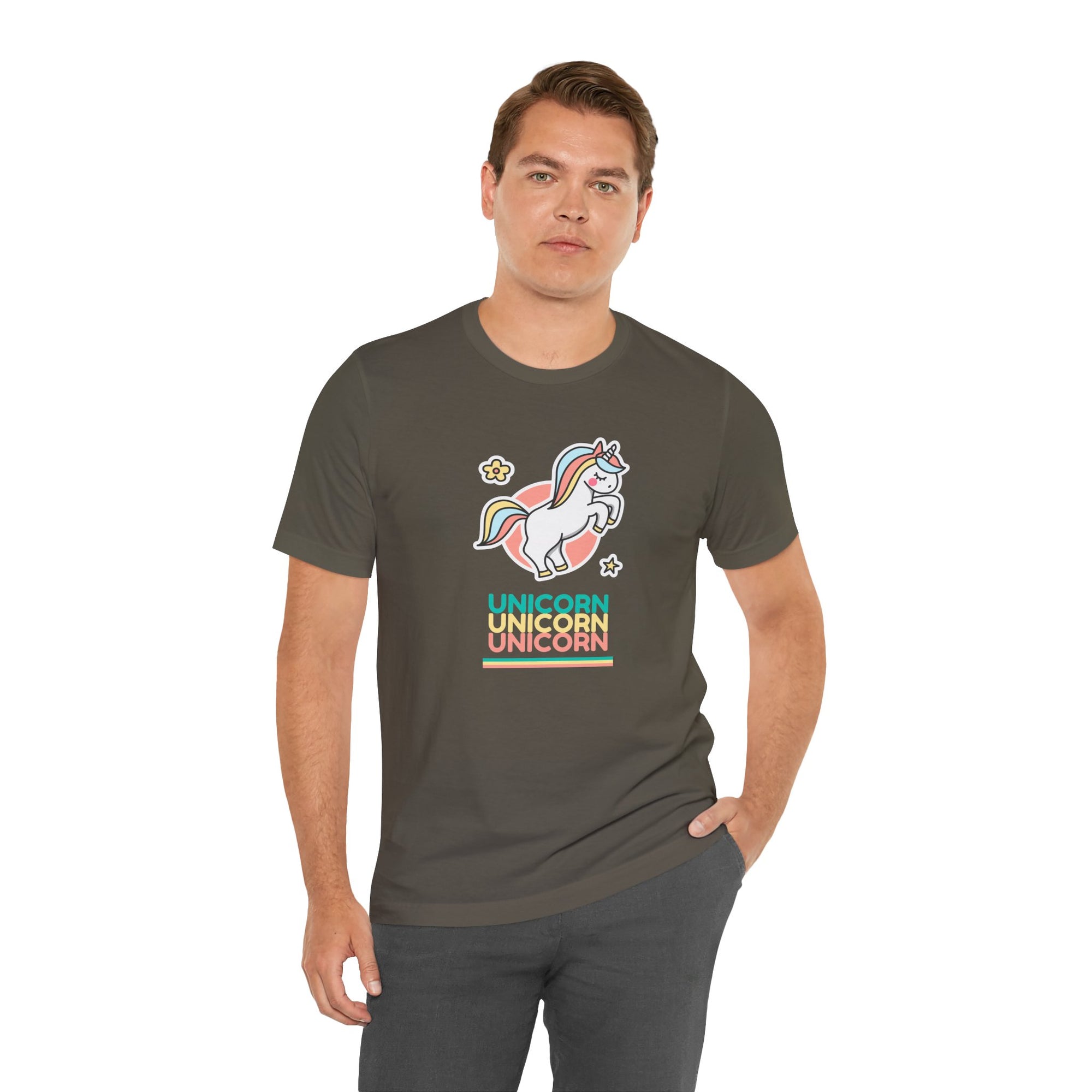 Unicorn-Themed Unisex Jersey Tee