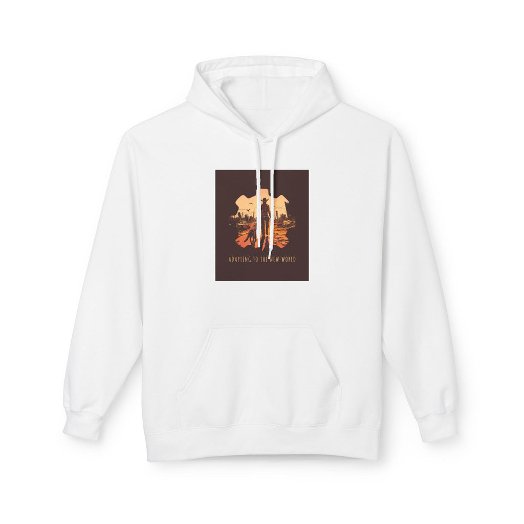 Cozy Nature-Inspired Fleece Hoodie