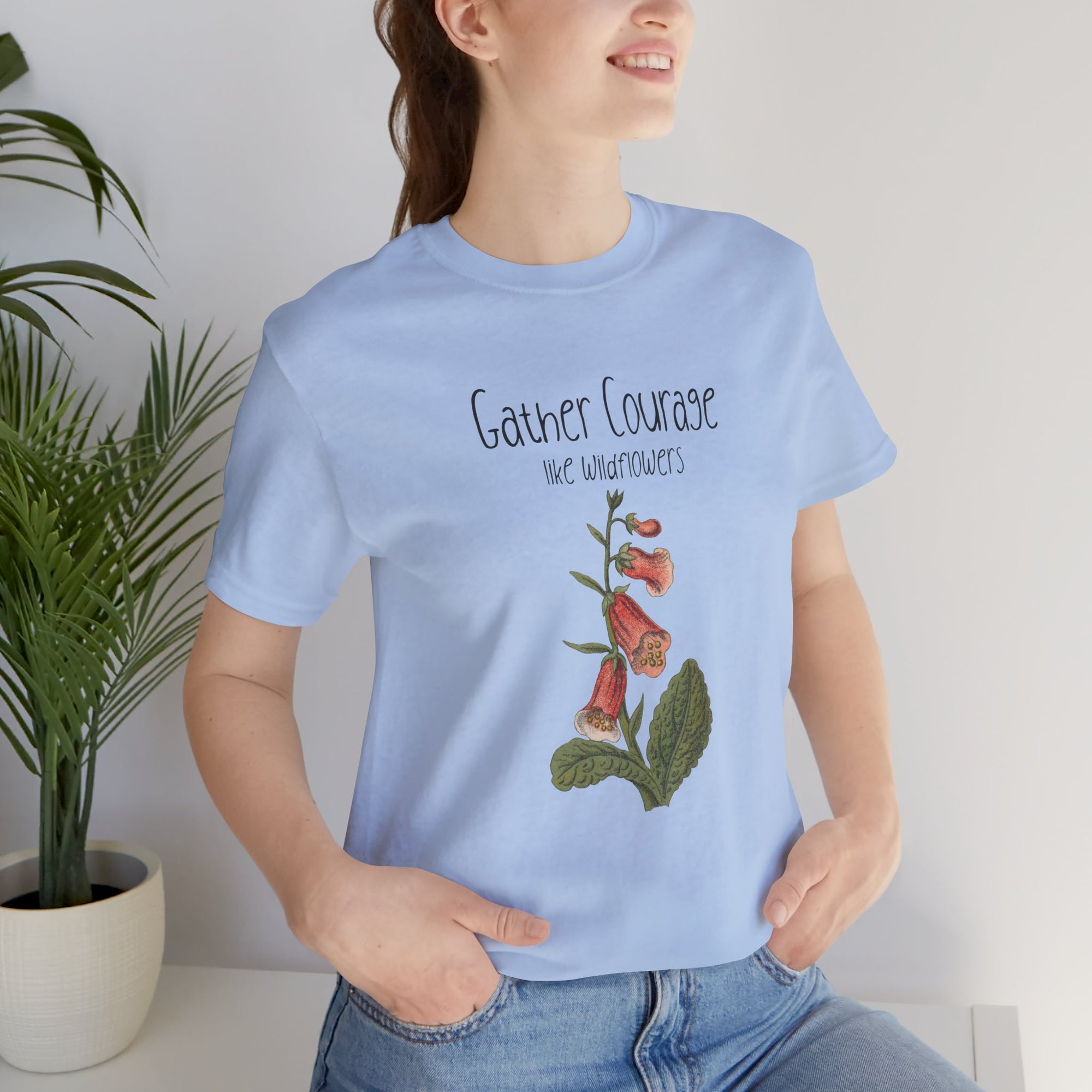 Courage Floral Tee