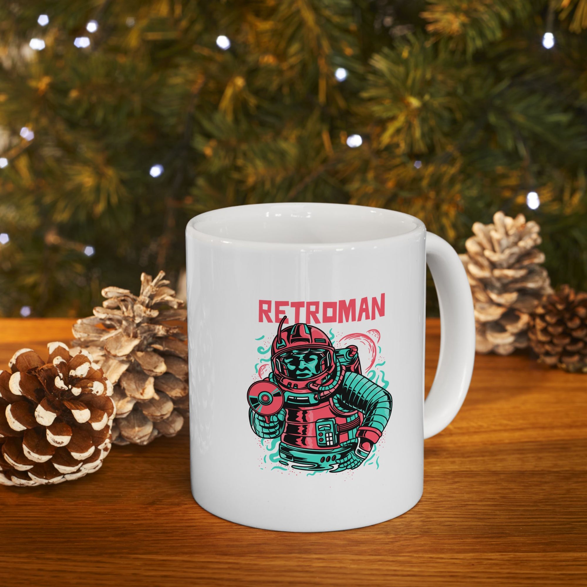 Colorful Illustrated Ceramic Mug
