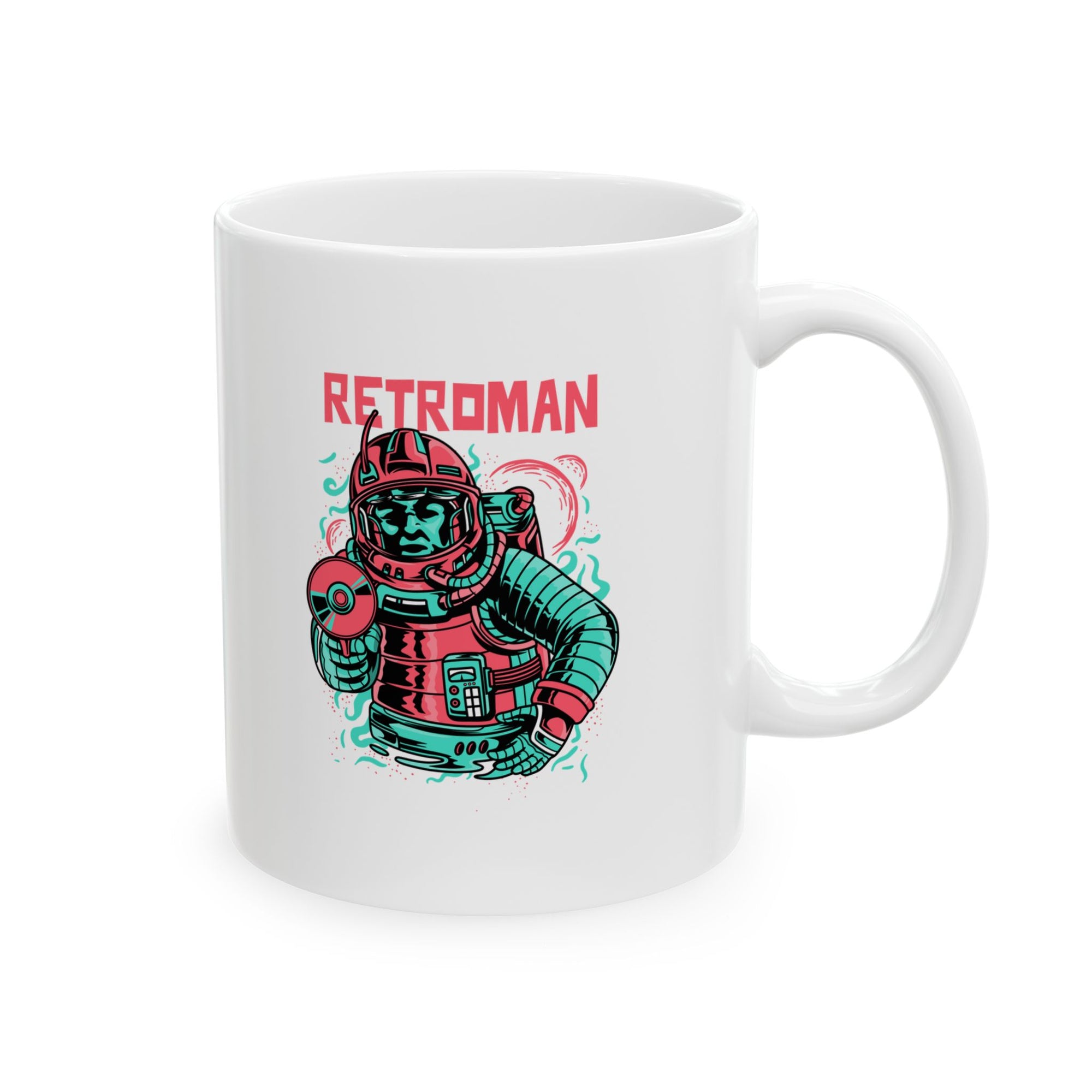 Colorful Illustrated Ceramic Mug