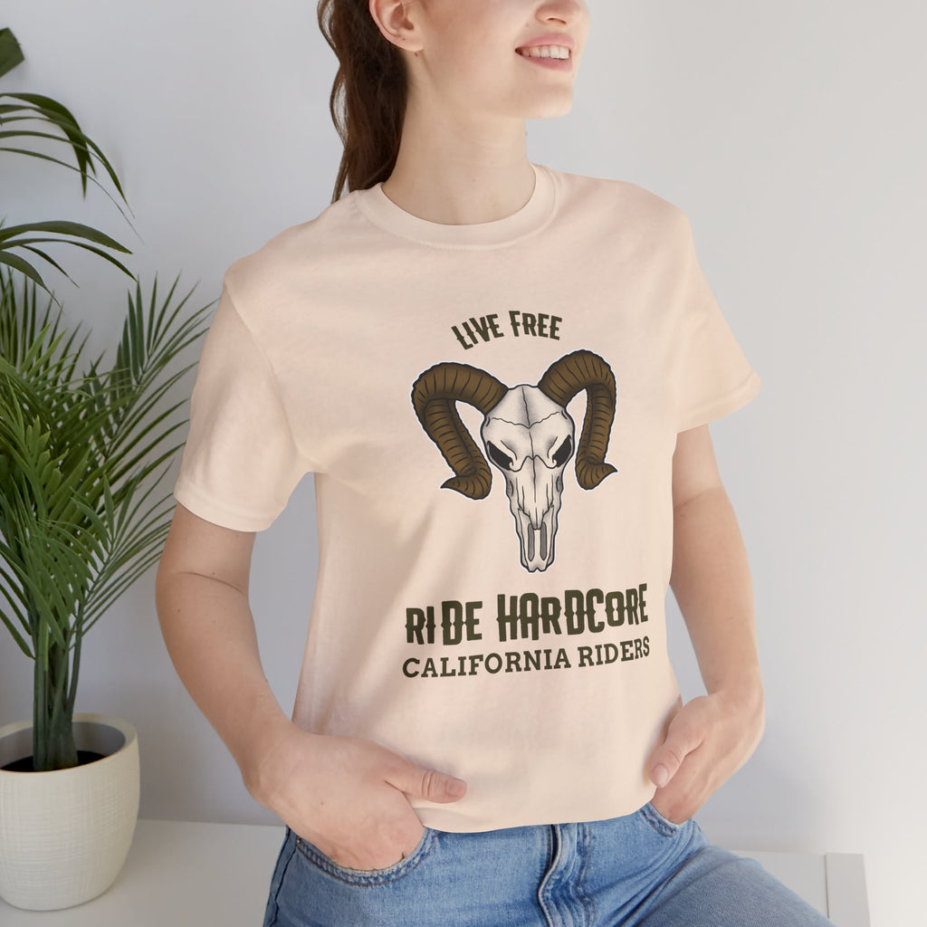Live Free Ride Hardcore California Riders, Motorcycle Lover Gift