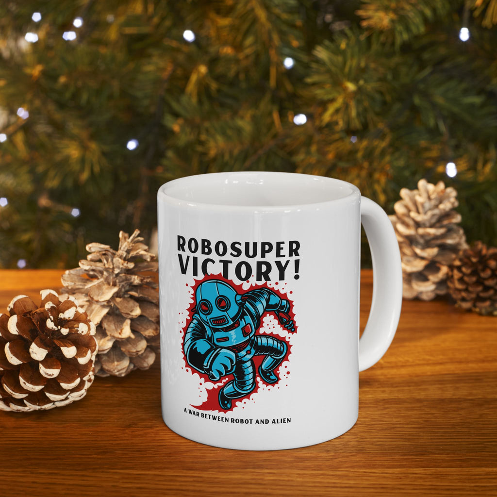 Robosuper Victory! Ceramic Coffee Mug