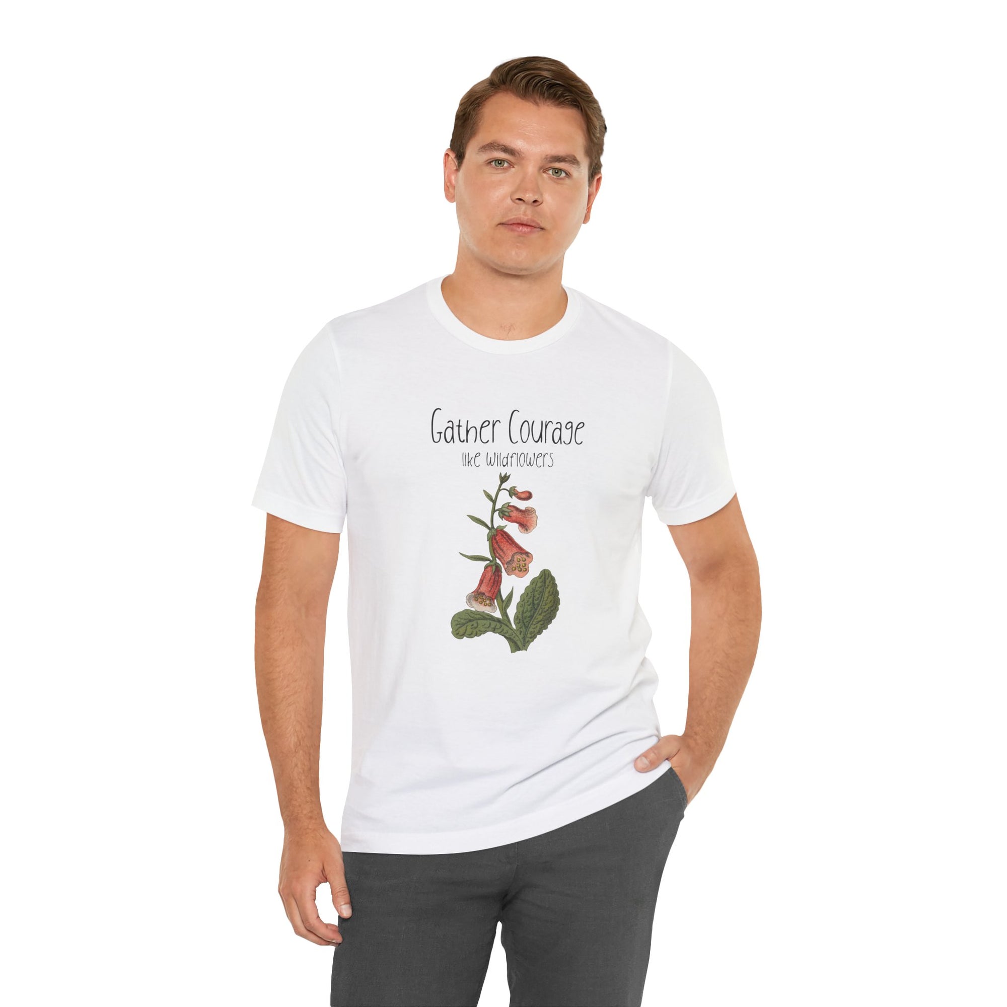 Courage Floral Tee