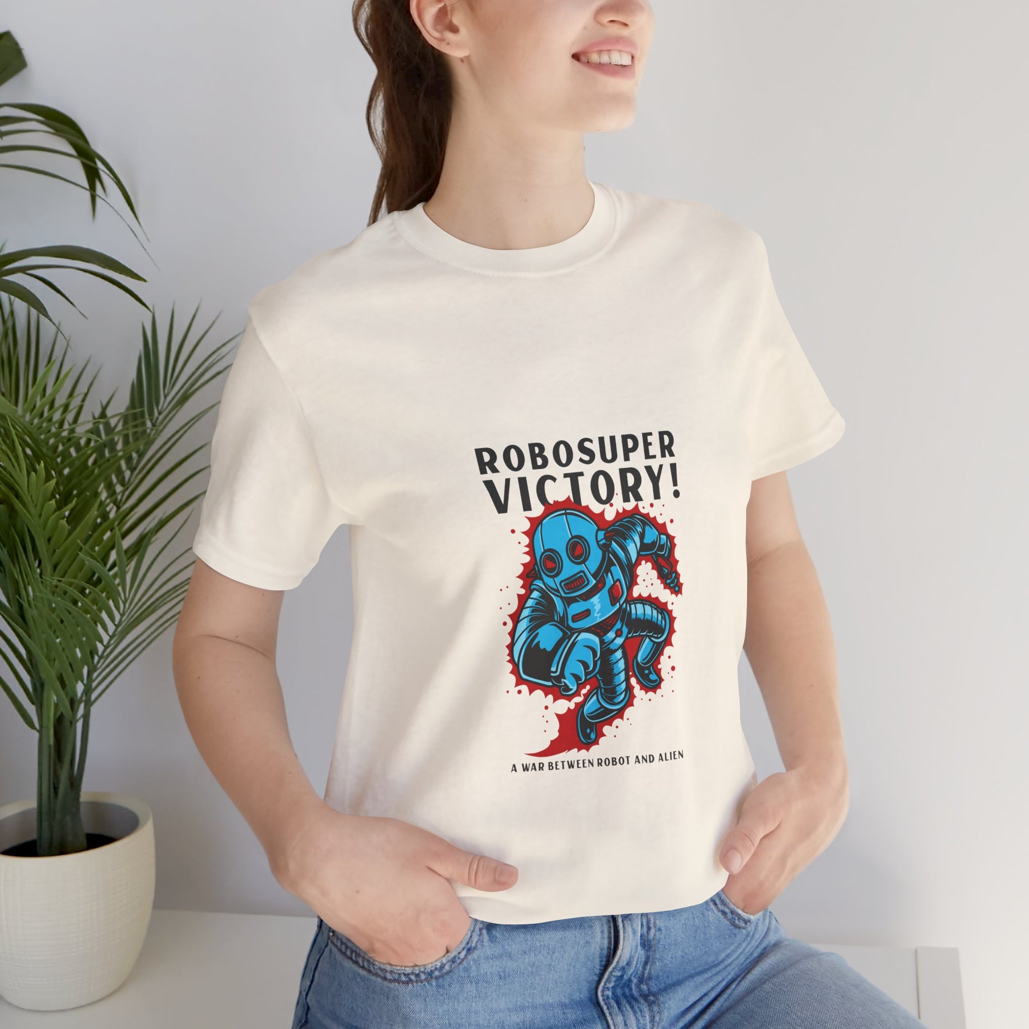 Robosuper Victory Graphic T-Shirt