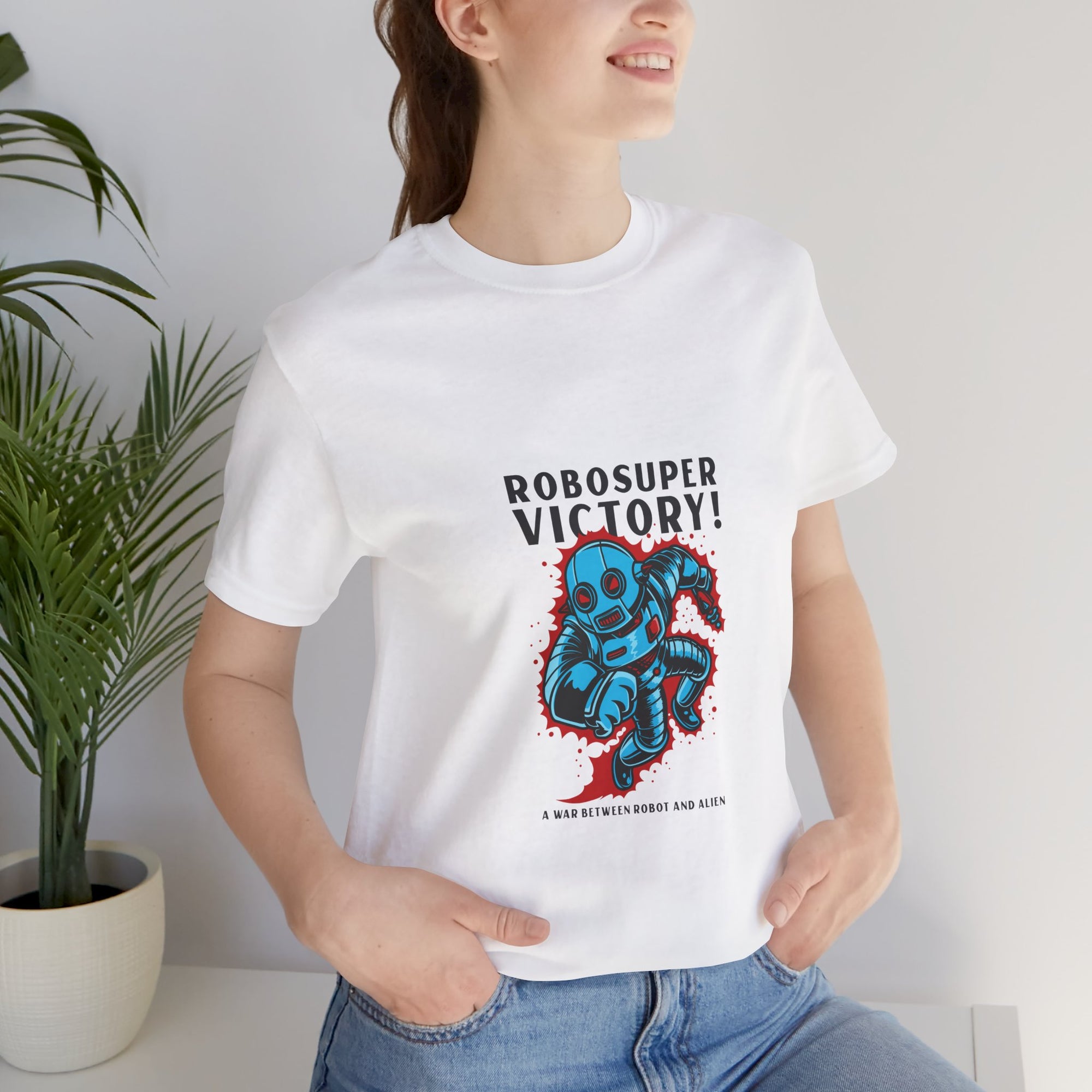 Robosuper Victory Graphic T-Shirt