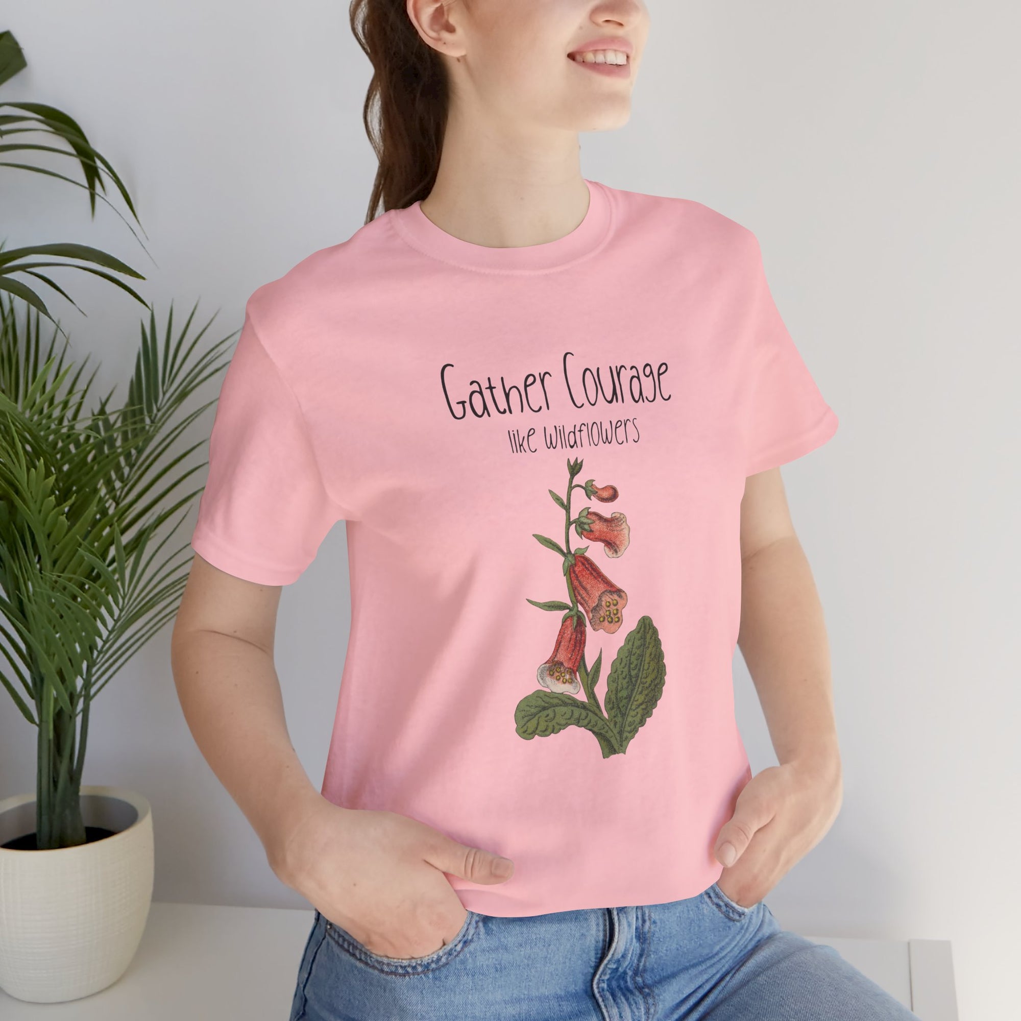 Courage Floral Tee