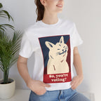 Voting Cat Unisex Tee - Funny Election Day Apparel