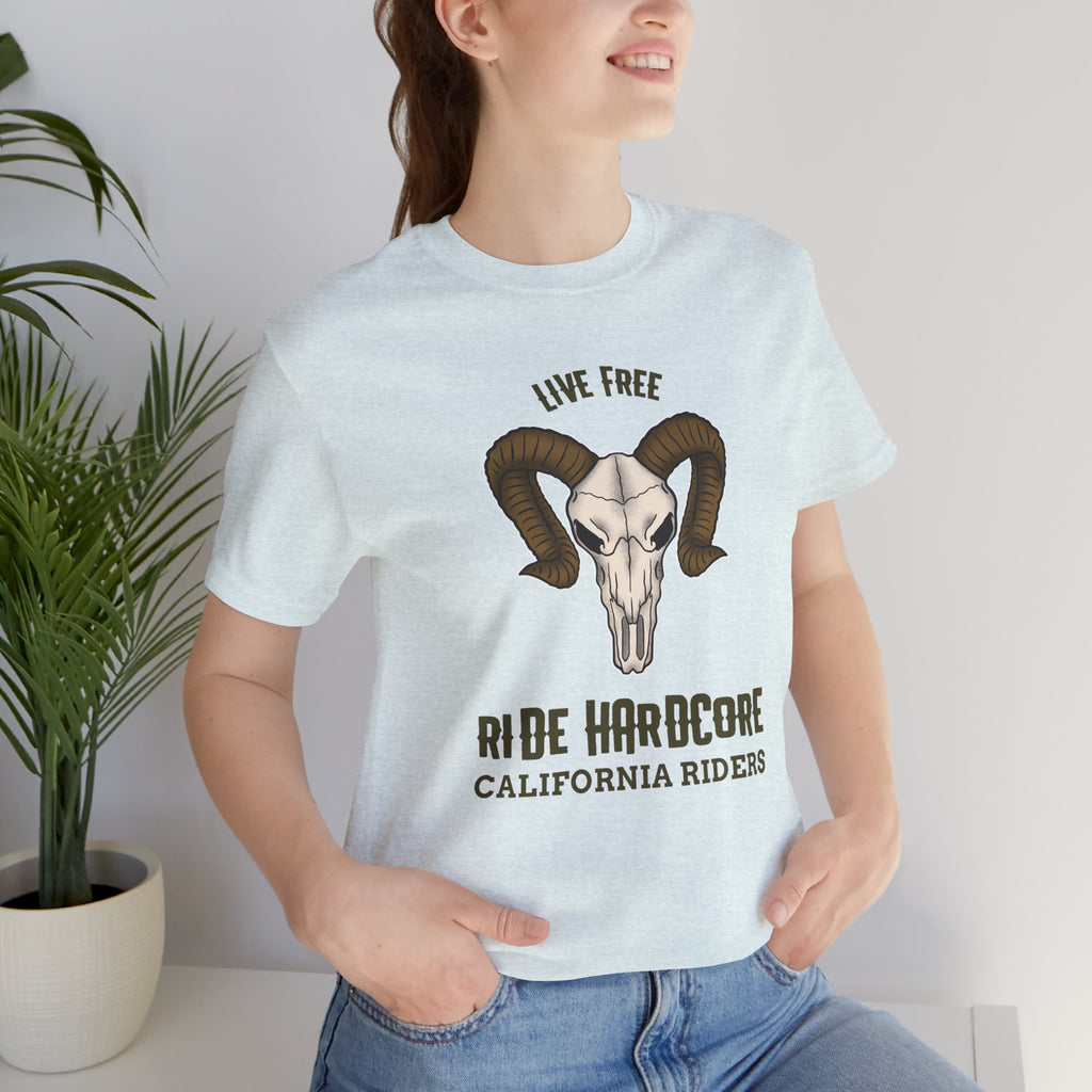 Live Free Ride Hardcore California Riders, Motorcycle Lover Gift