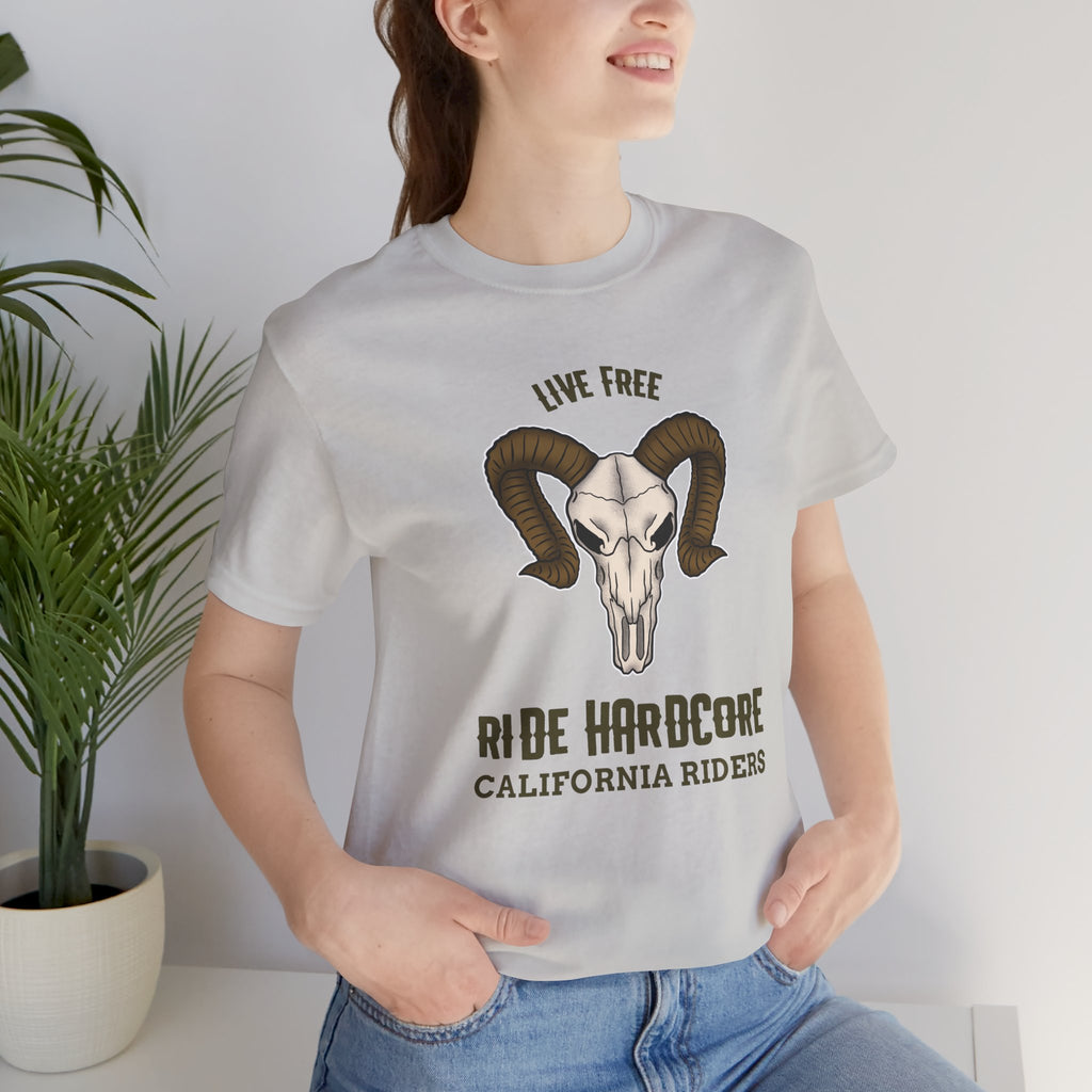 Live Free Ride Hardcore California Riders, Motorcycle Lover Gift